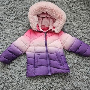 Snozu Pink and Purple Gradient Kids Jacket